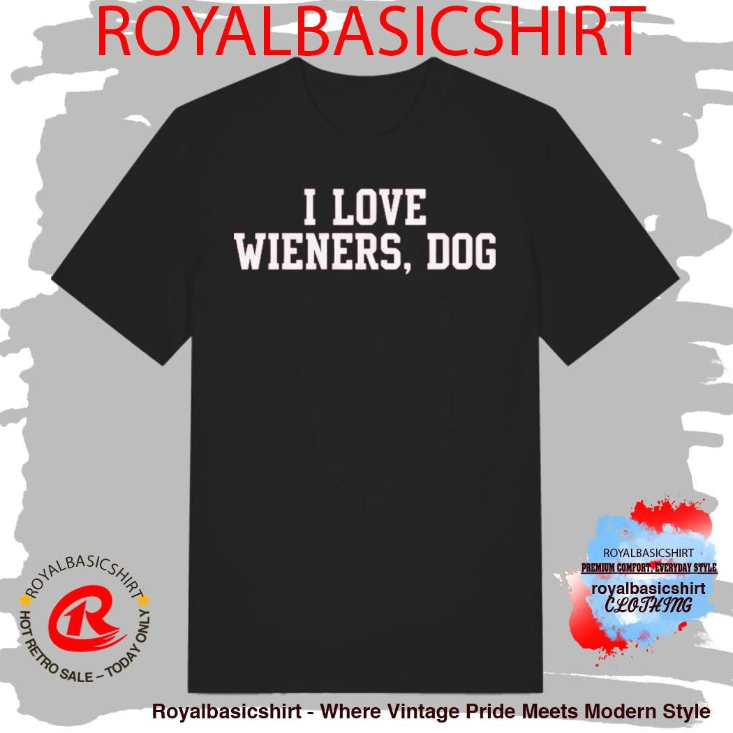 Brandon Walker I Love Wieners Dog Shirt