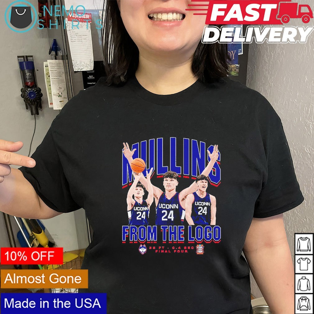 Braylon Mullins from the logo UConn Huskies shirt