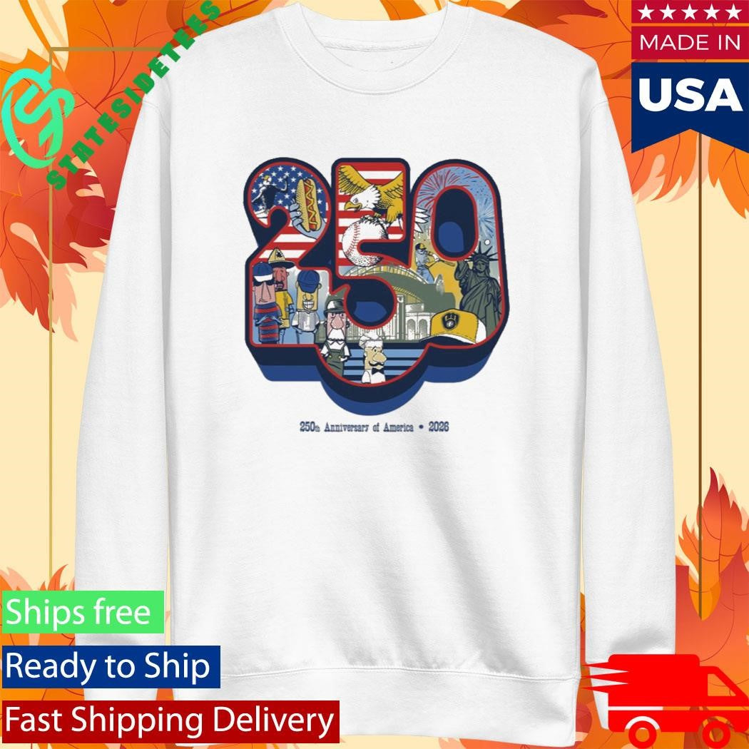Brewers 250th Anniversary Of America 2026 Shirt