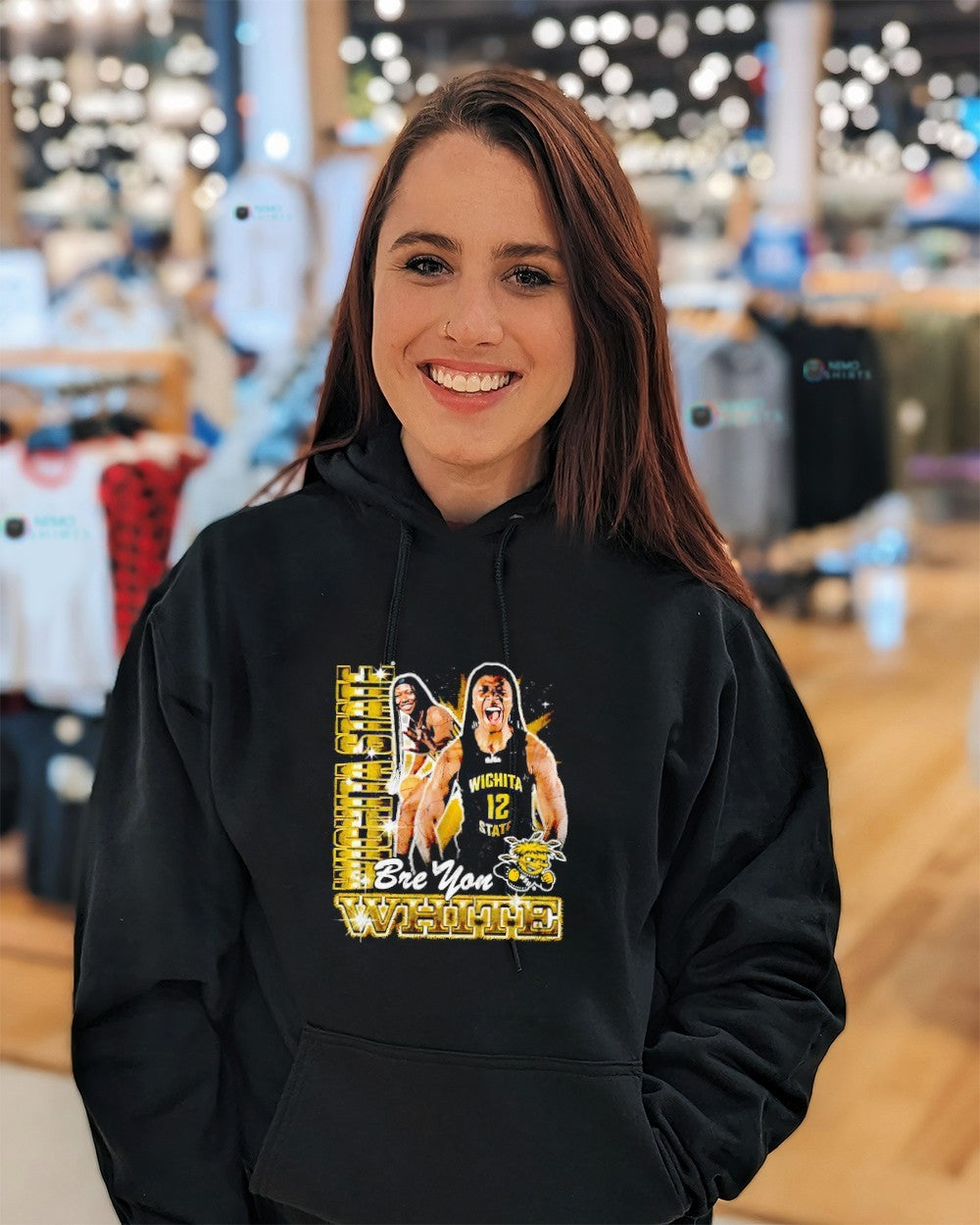Bre’yon White Wichita State Shockers vintage graphic shirt