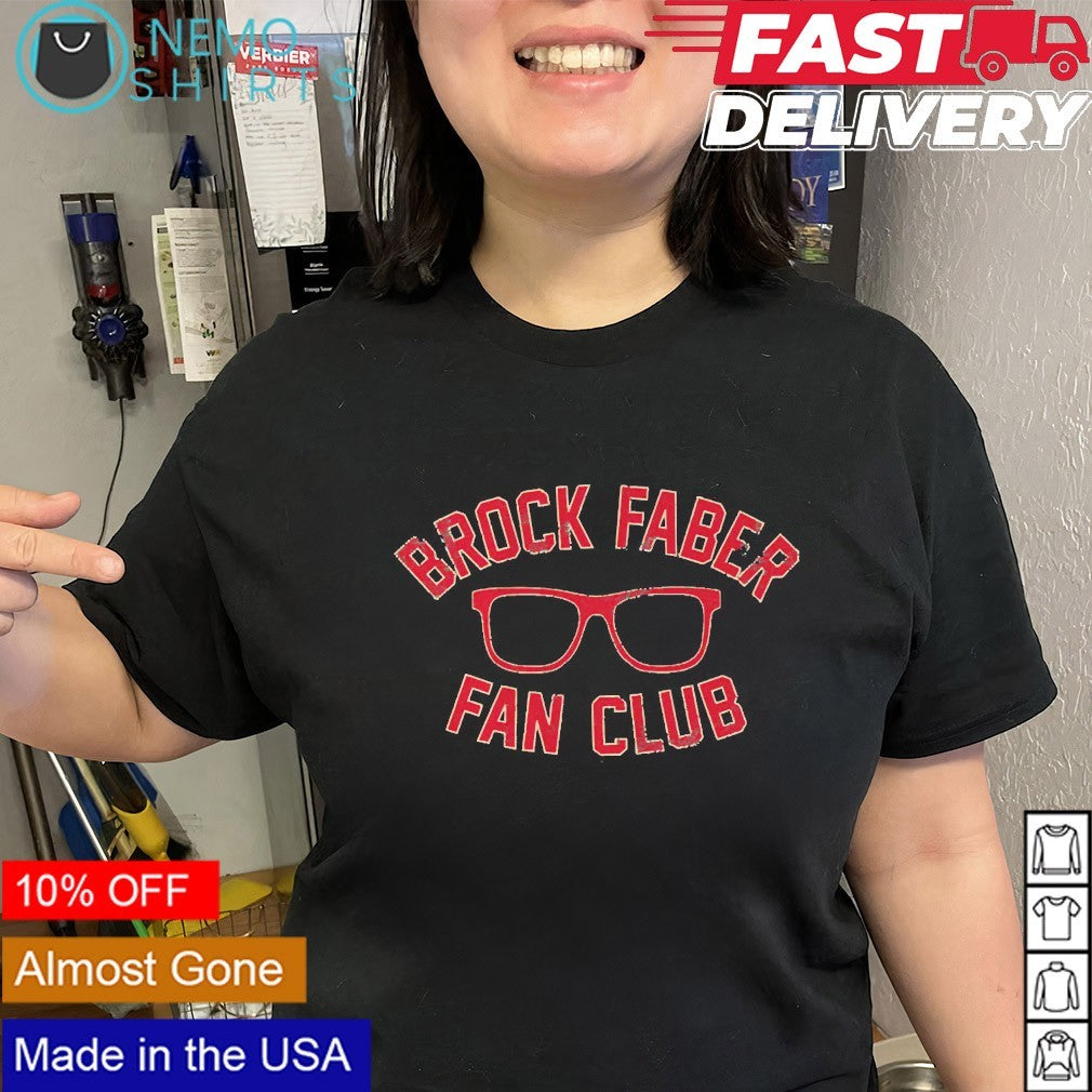 Brock Faber Fan Club Minnesota Wild shirt
