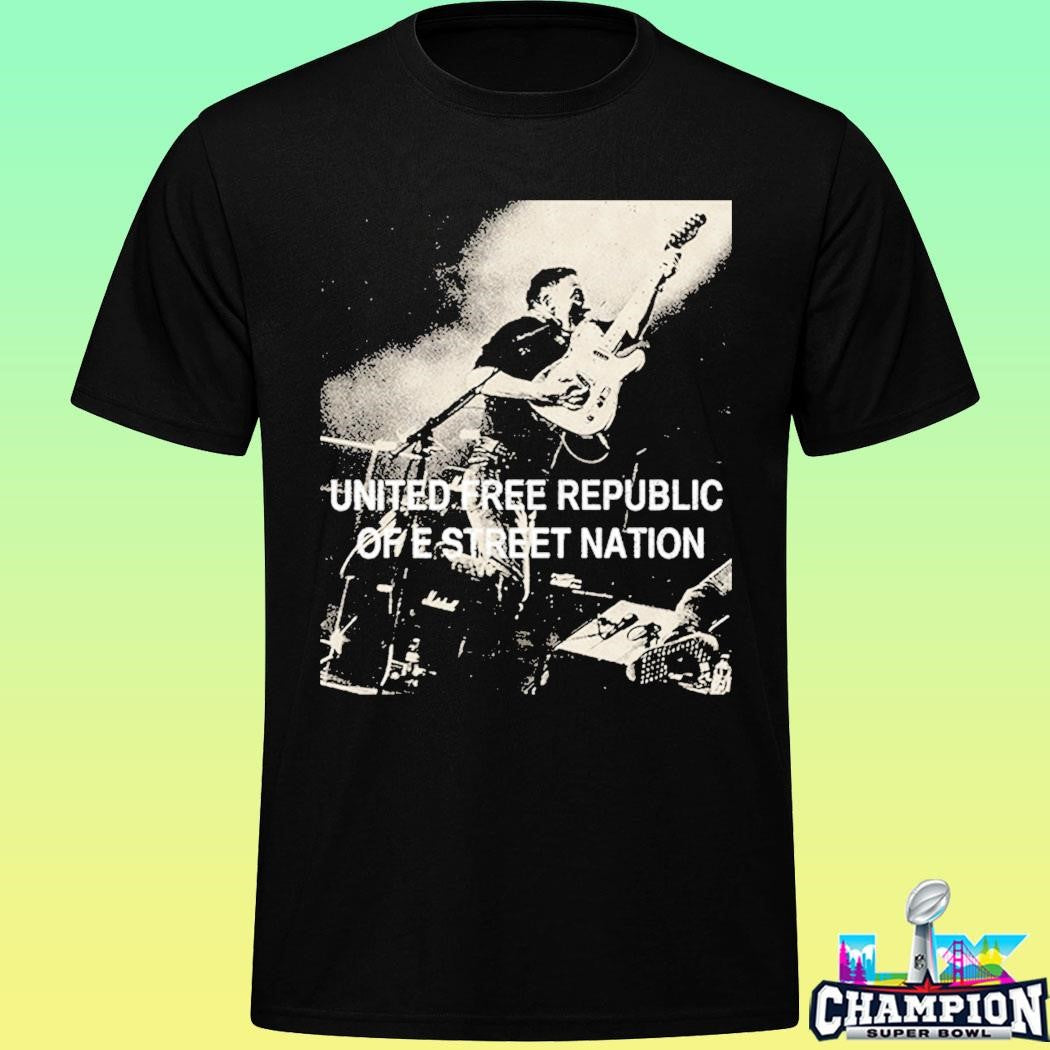 Bruce Springsteen 2026 Land Of Hope And Dreams American Tour United Free Republic Shirt