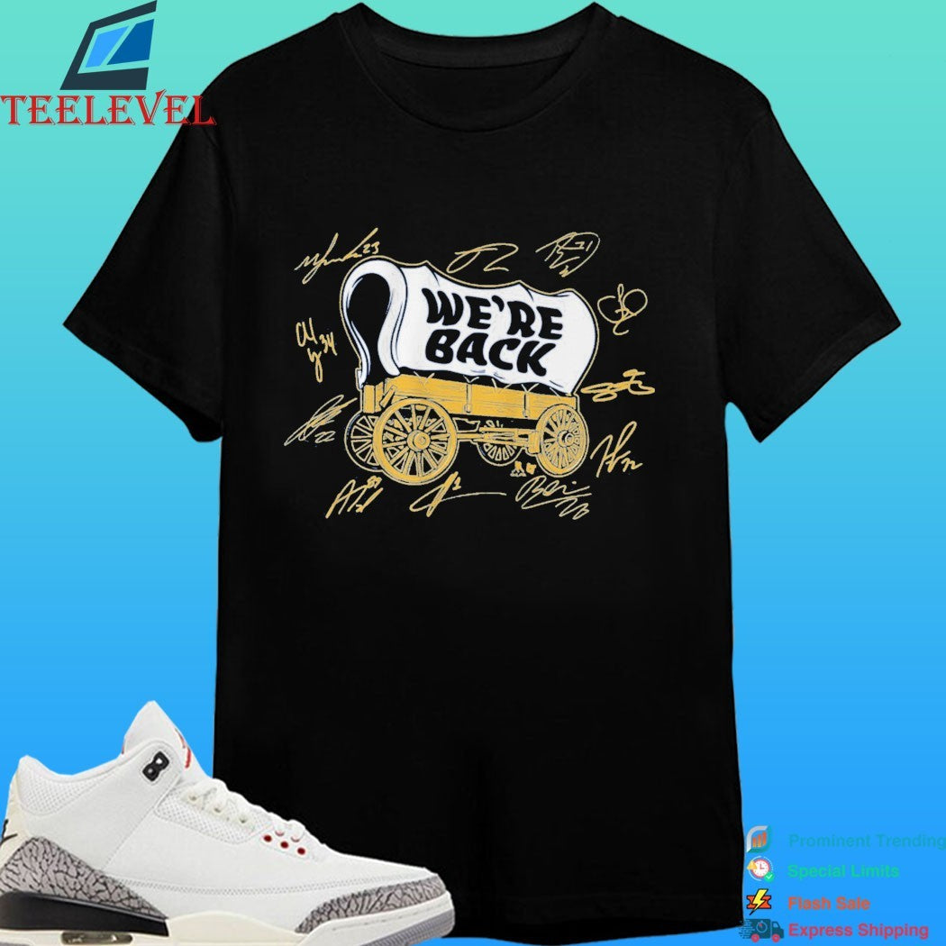 Buffalo Sabres We’re Back Wagon Signatures Shirt