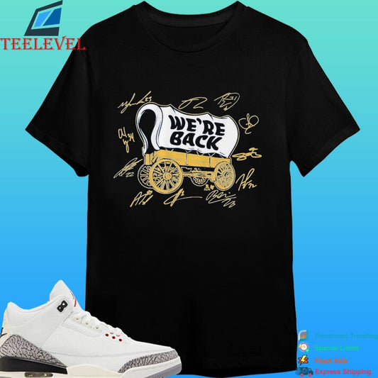 Buffalo Sabres We’re Back Wagon Signatures Shirt