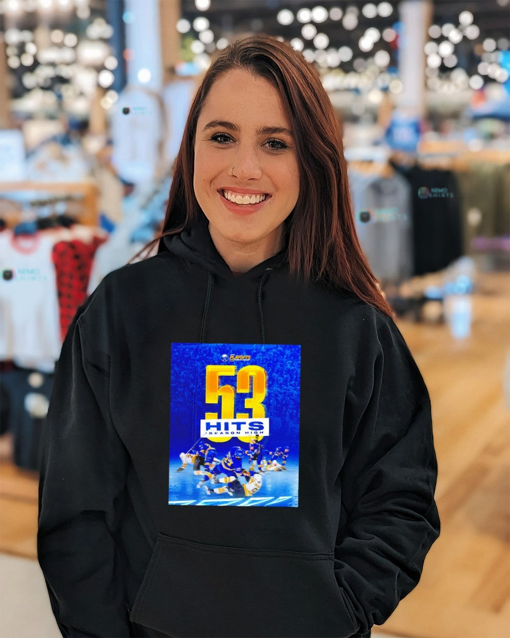 Buffalo Sabres hockey 2026 playoffs 53 hits season high shirt