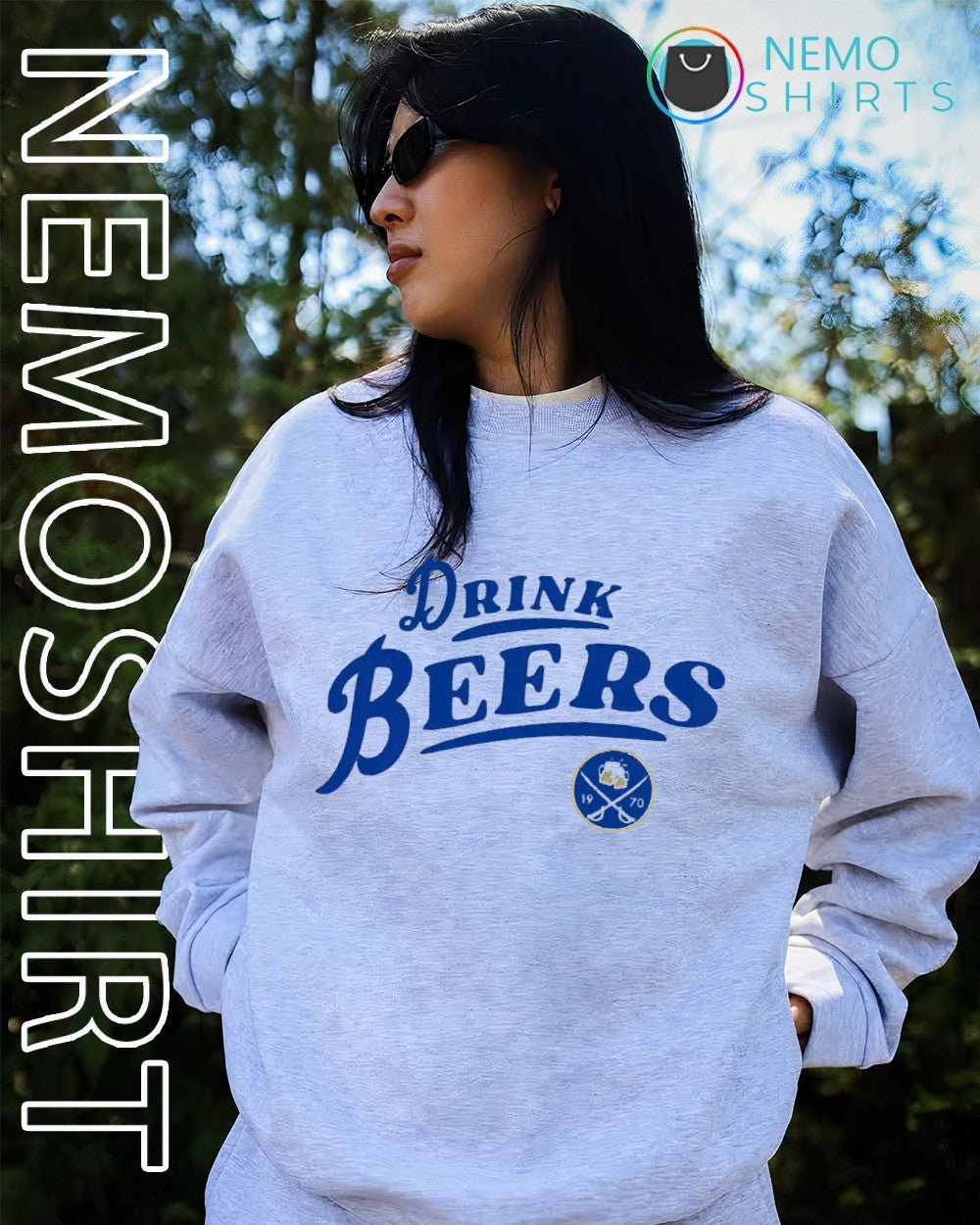 Buffalo Sabres hockey drink beers est 1970 shirt