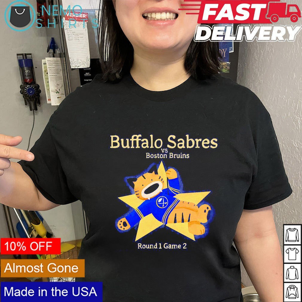 Buffalo Sabres vs Boston Bruins round 1 game 2 matchup shirt