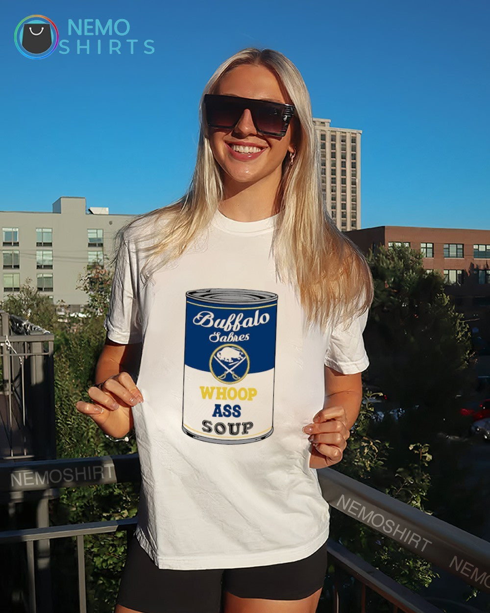 Buffalo Sabres whoop ass soup NHL shirt