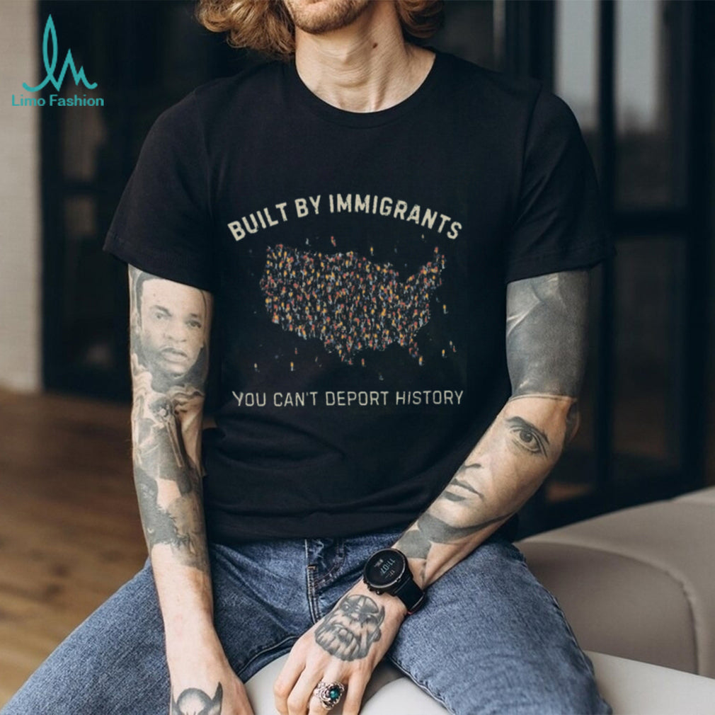 Built By Immigrants USA Map Heritage Pride Shirt