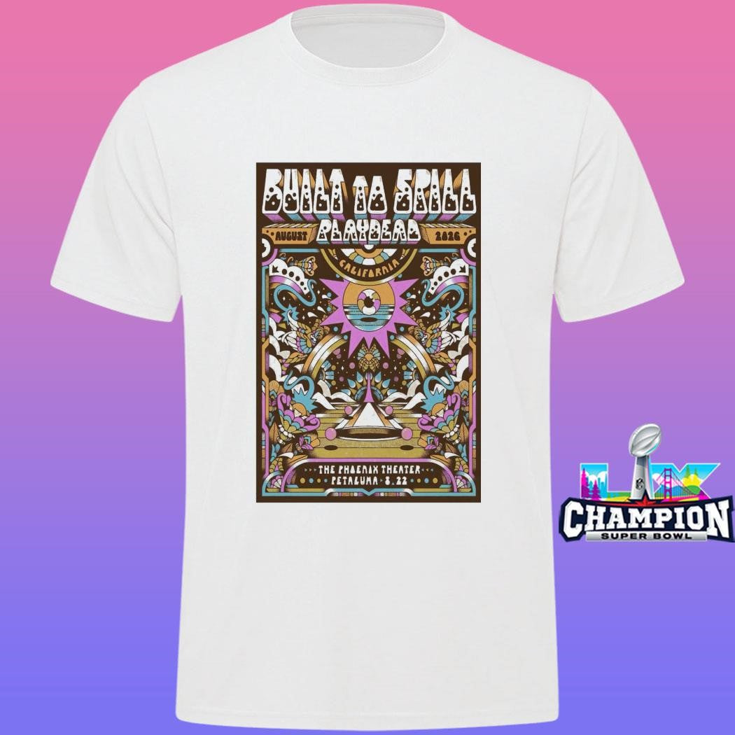 Built To Spill The Phoenix Theater Petaluma 8 22 2026 Shirt