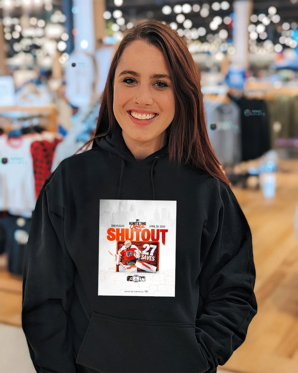 Shutout Dan Vladar Philadelphia Flyers Ignite the orange 2026 shirt