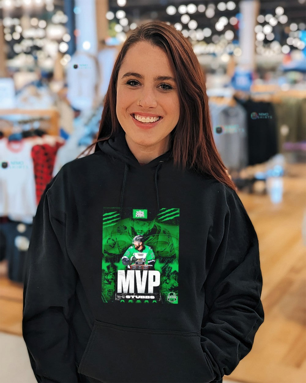 C.J. Stubbs Binghamton Black Bears MVP 2026 Commissioner’s Cup Playoff shirt
