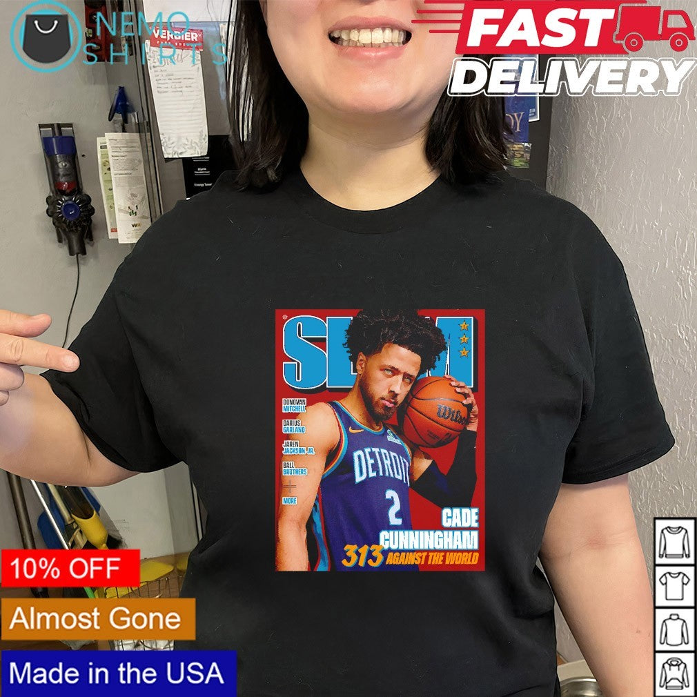 Cade Cunningham Detroit Pistons 313 Against the World shirt