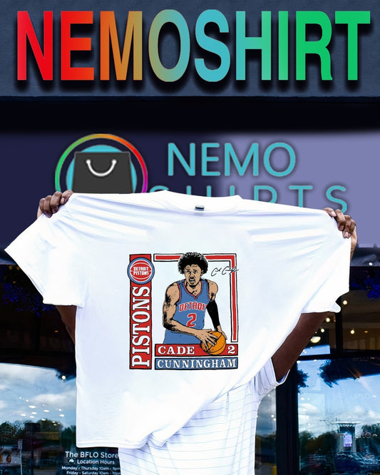 Cade Cunningham Detroit Pistons homage signature shirt