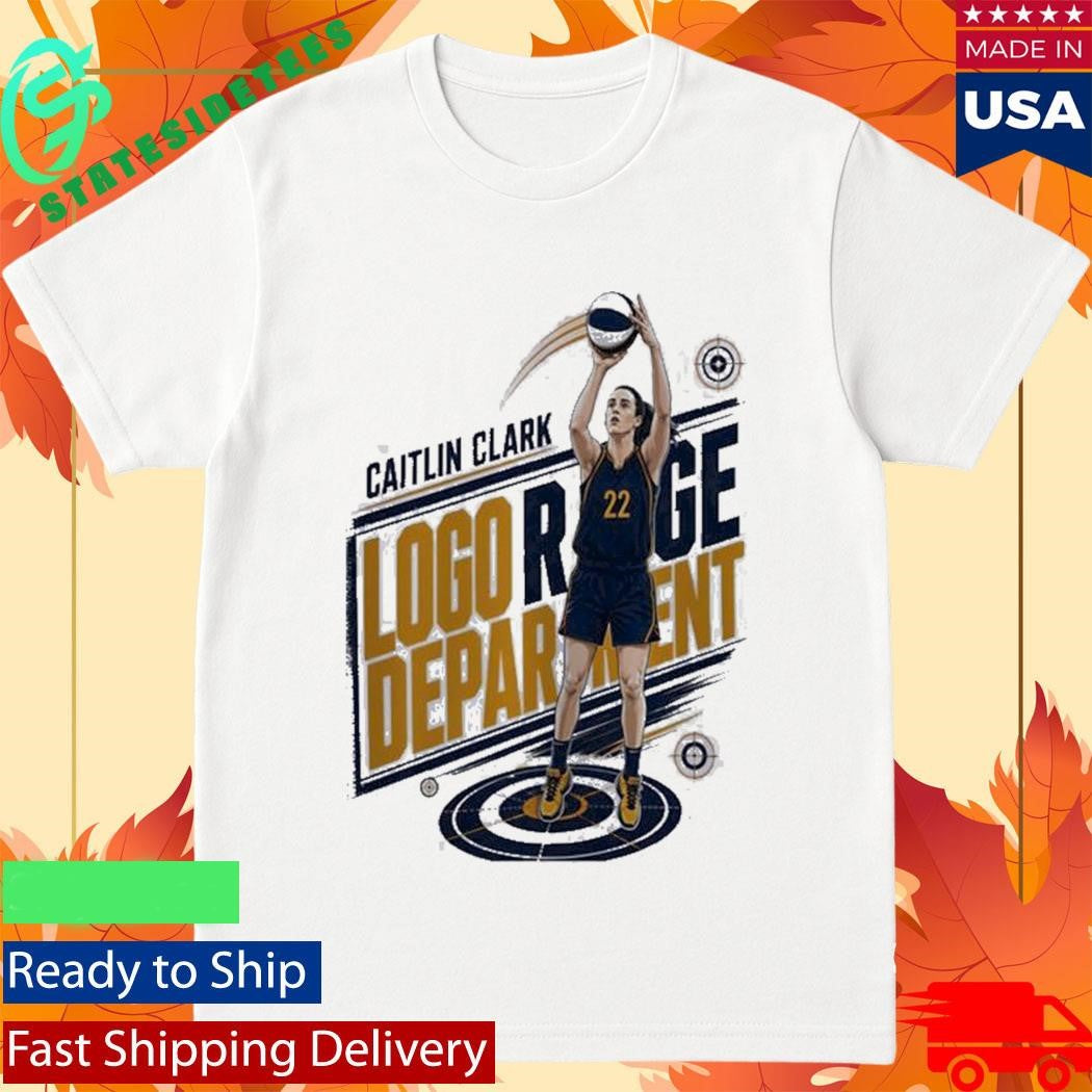 Caitlin Clark number 22 of Indiana Fever WNBA logo range depar went Shirt