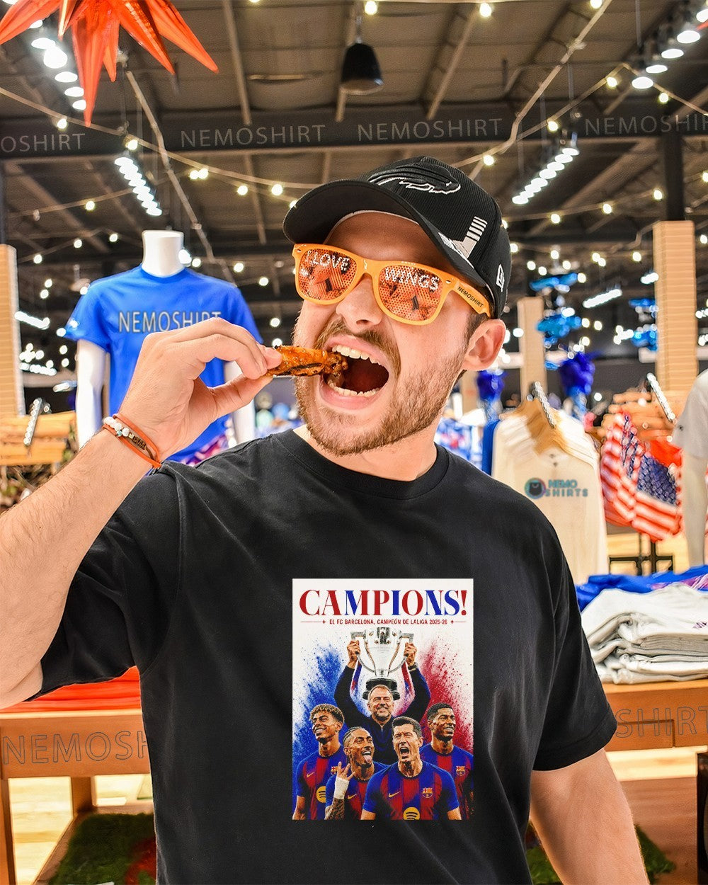 Campions El FC Barcelona campeon de La Liga 2025 26 shirt