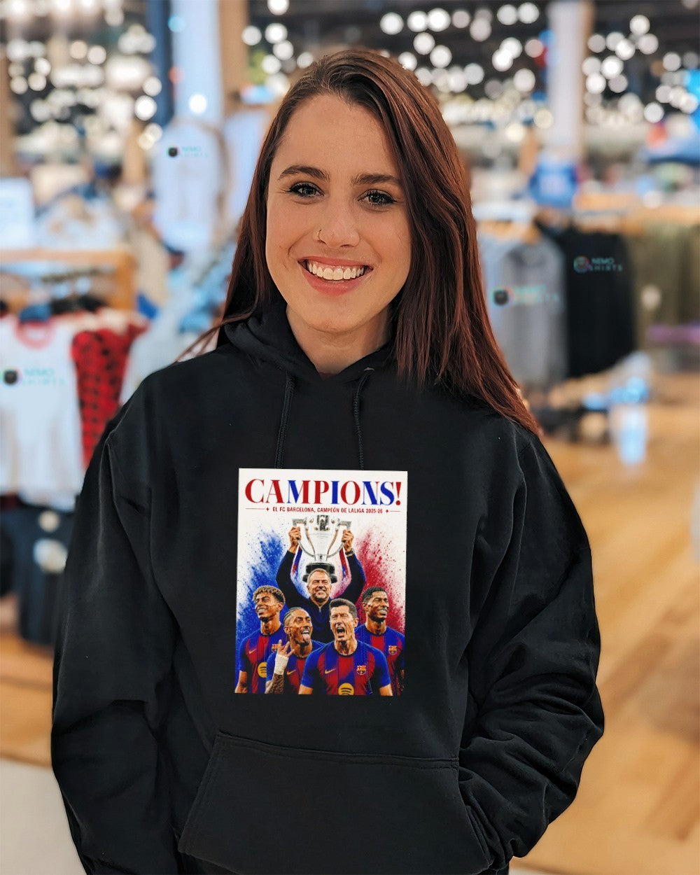 Campions El FC Barcelona campeon de La Liga 2025 26 shirt