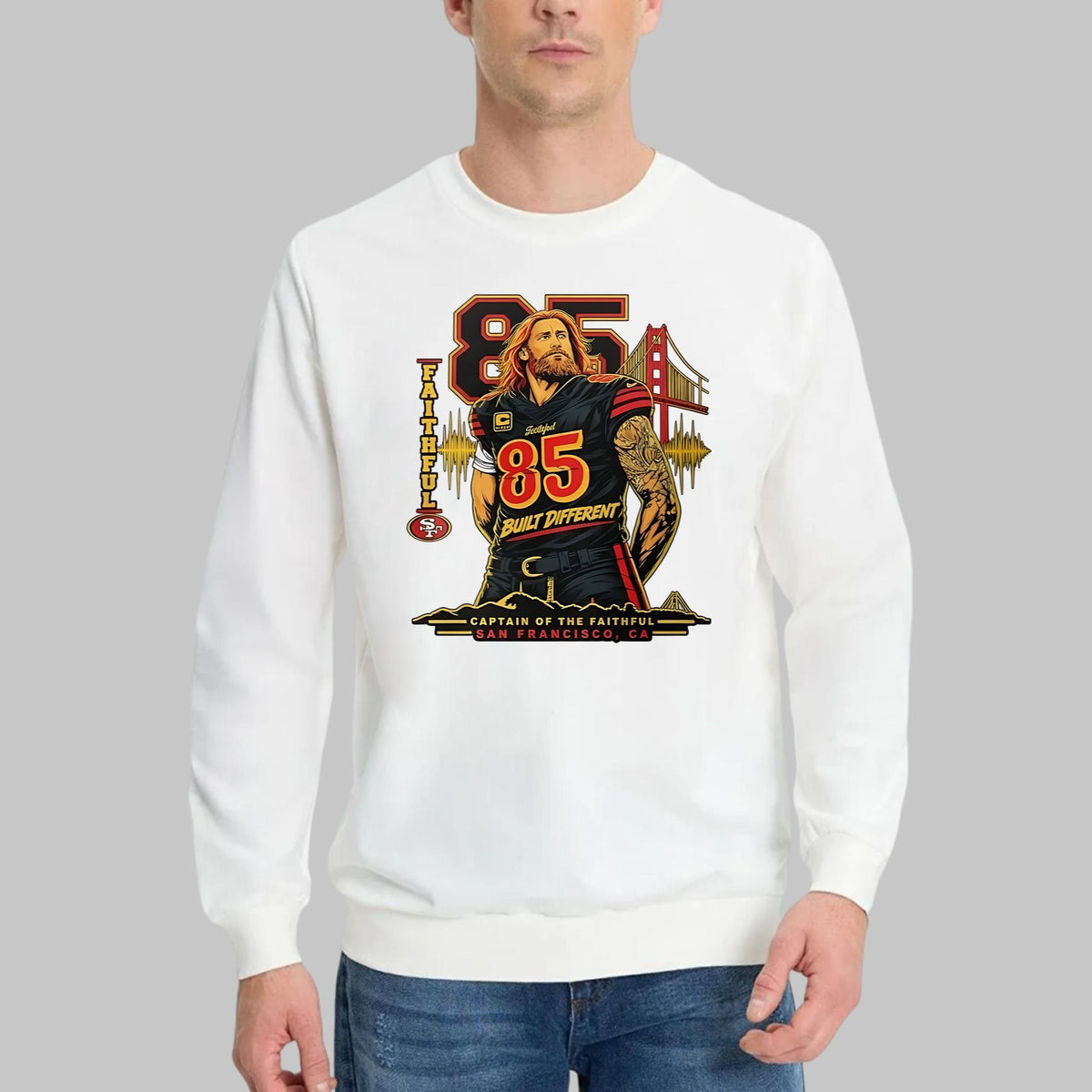 Captain George Kittle Built Different Shirt