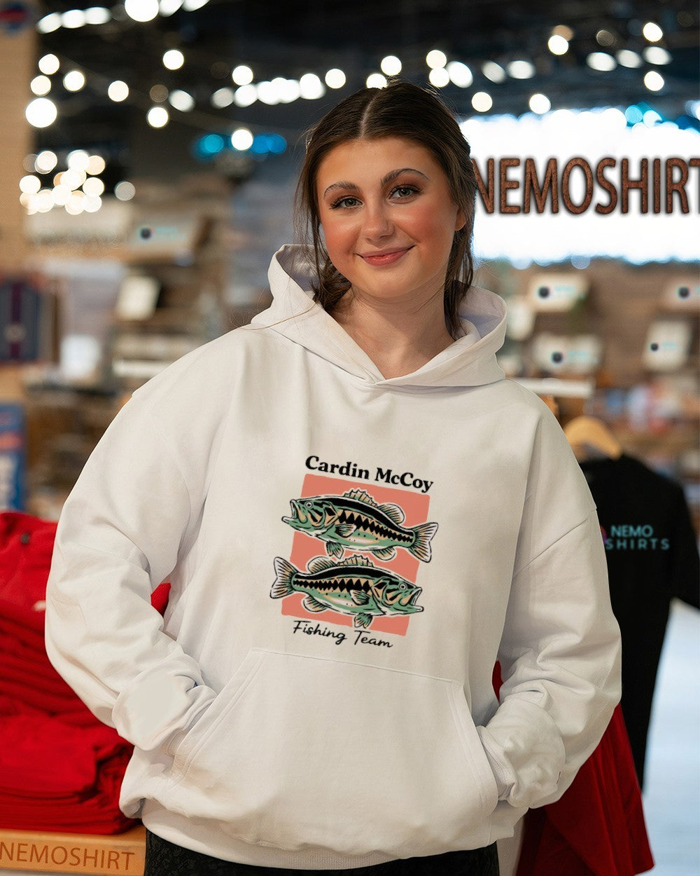 Cardin McCoy fishing team shirt