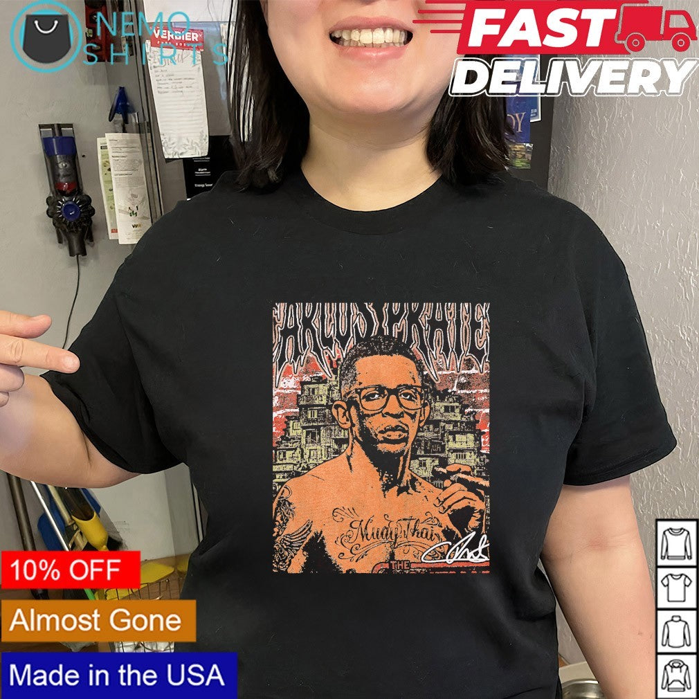 Carlos Prates Muay Thai Fighting Nerds signature shirt