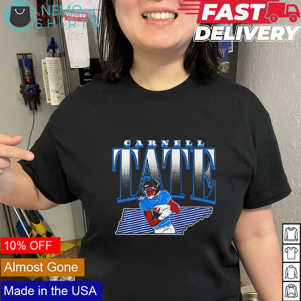 Carnell Tate Tennessee Titans state star remix shirt