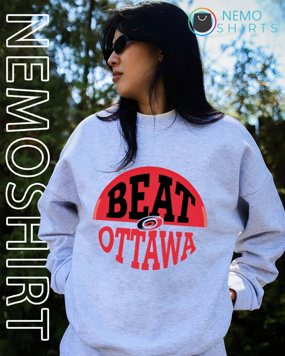 Carolina Hurricanes beat Ottawa Senators hockey shirt