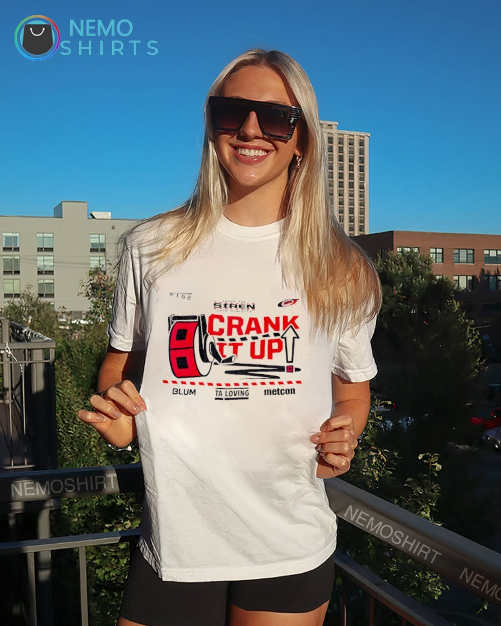 Carolina Hurricanes crank it up sound the Siren 2026 Playoffs shirt