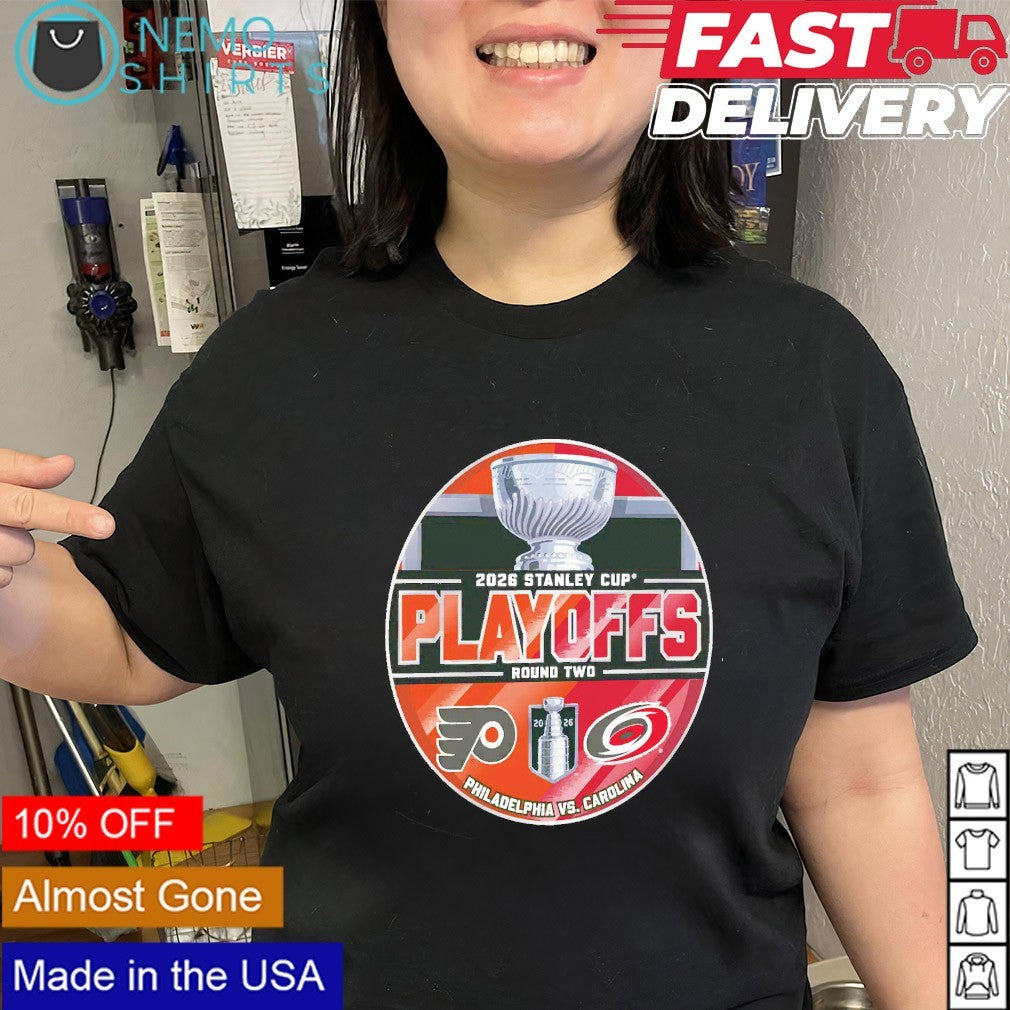 Carolina Hurricanes vs Philadelphia Flyers 2026 Stanley Cup Playoffs round 2 matchup shirt
