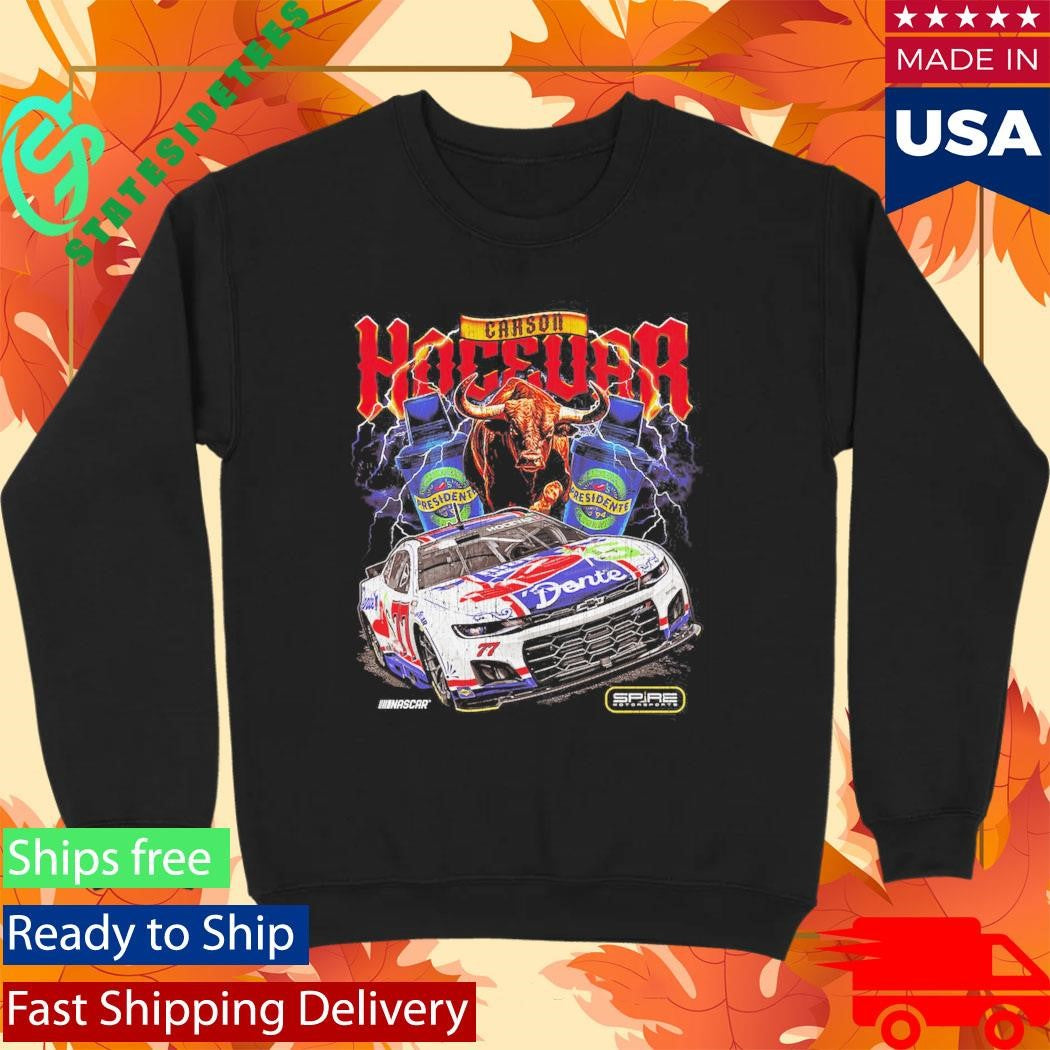 Carson Hocevar Spire Motorsports Black Chilis Car Shirt