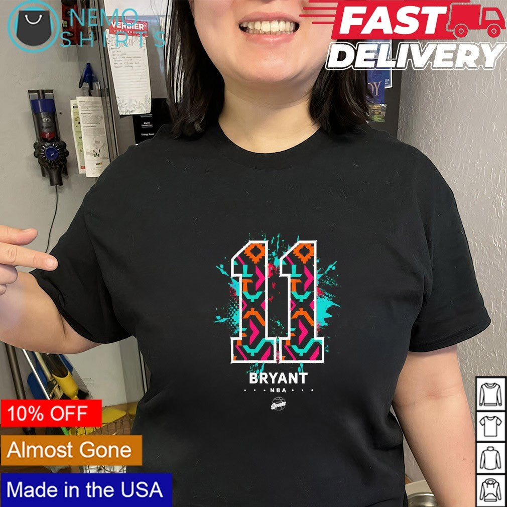 Carter Bryant San Antonio Spurs NBA number 11 shirt