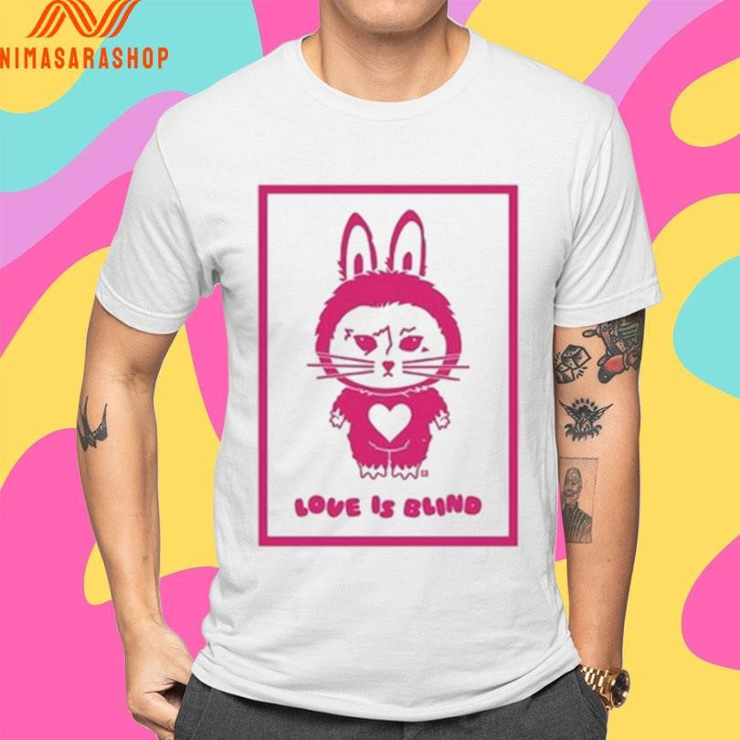 Cat Labubu Love Is Blind Greeting Card Shirts