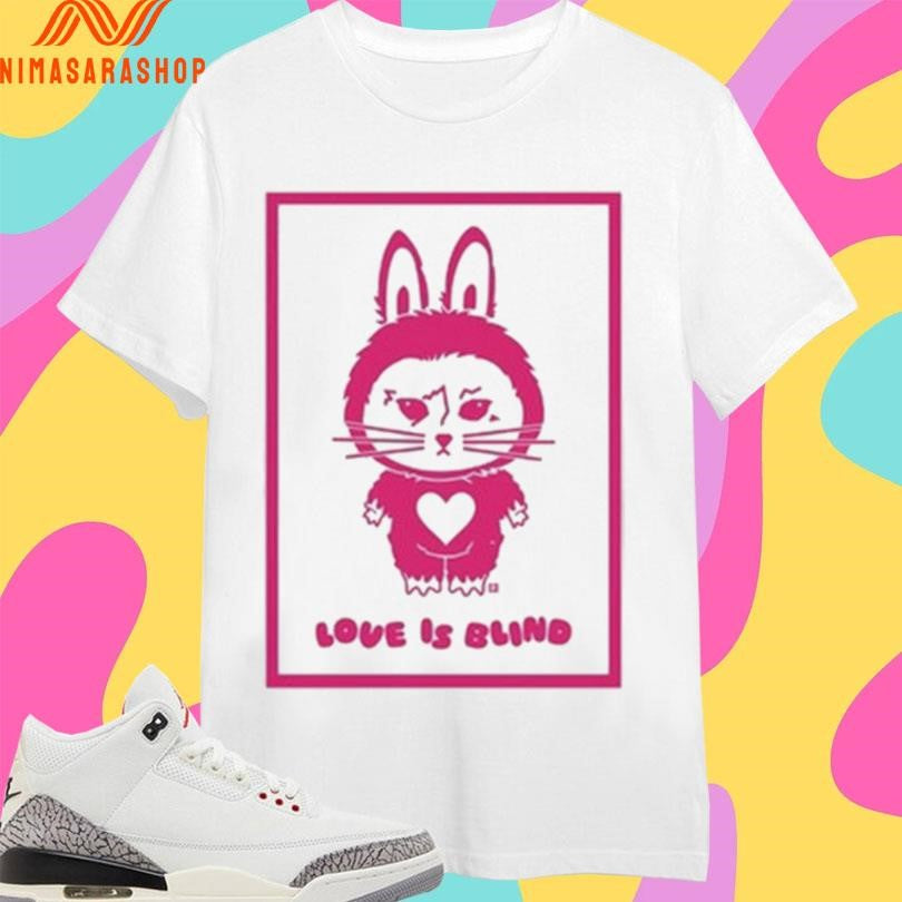 Cat Labubu Love Is Blind Greeting Card Shirts