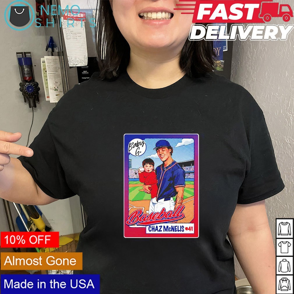 Chaz McNelis 41 Arizona Wildcats baby G card shirt