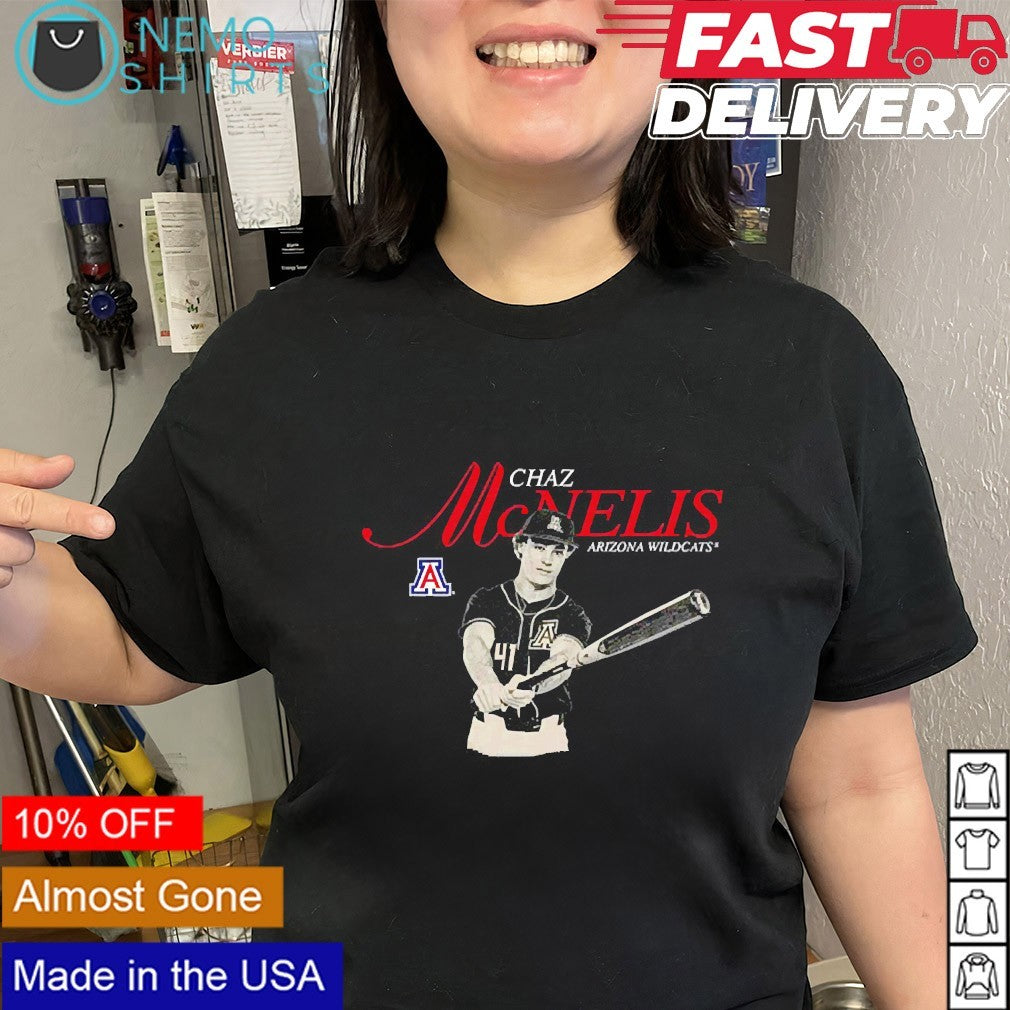 Chaz McNelis 41 Arizona Wildcats baseball legacy shirt