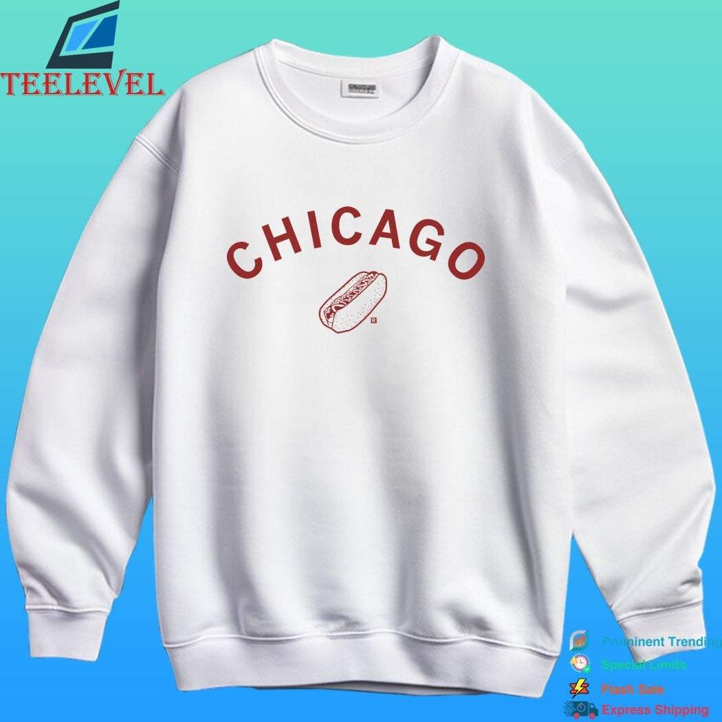Chicago Hot Dog Curved Shirt