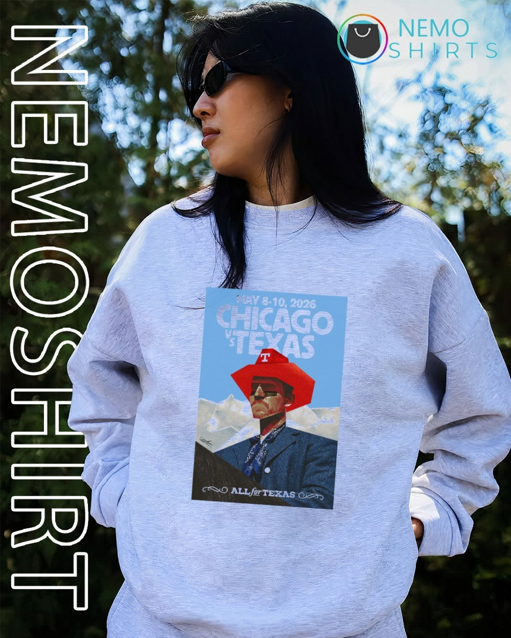 Chicago vs Texas All for Texas shirt