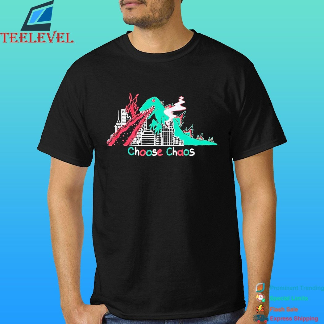 Choose Chaos Dinosaur Shirt