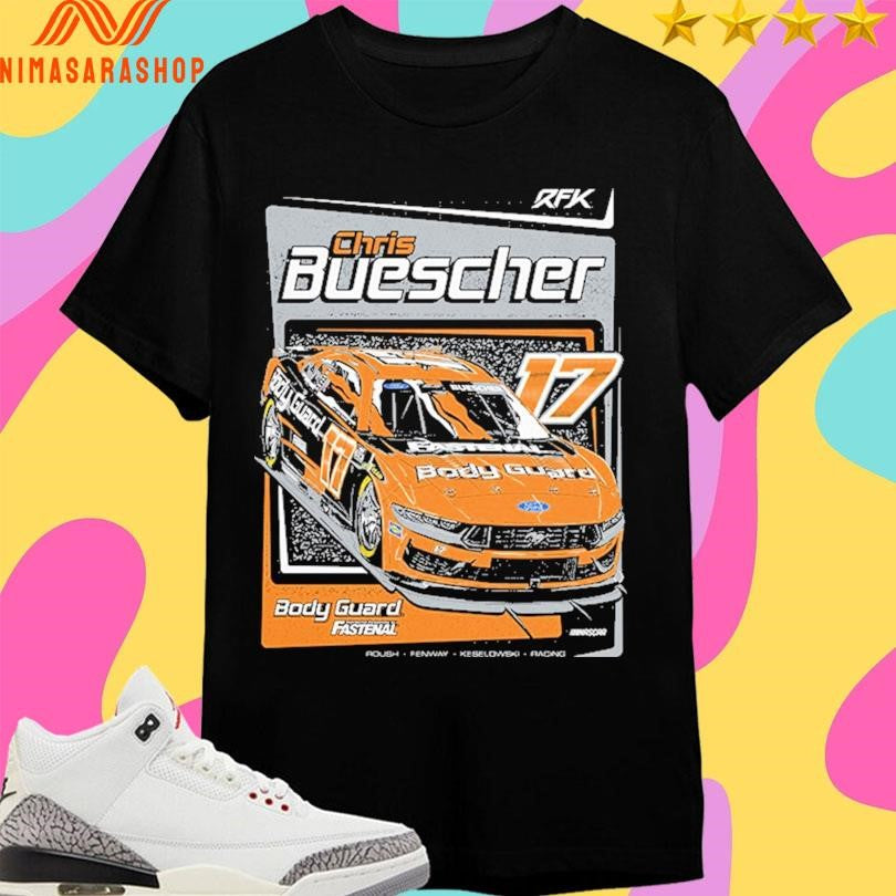 Chris Buescher 2026 17 Body Guard Shirts