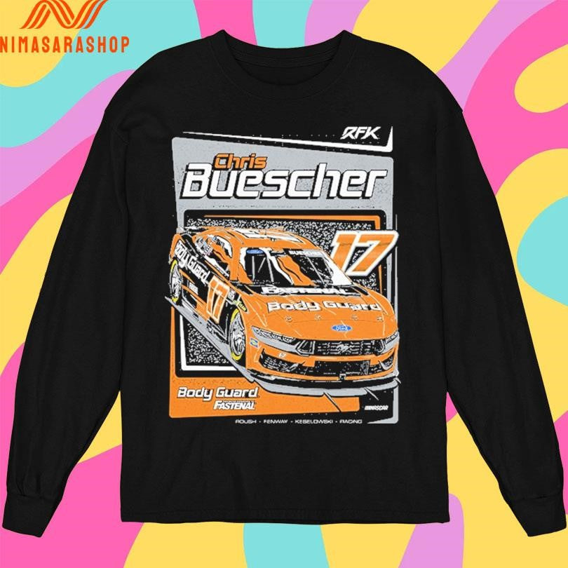 Chris Buescher 2026 17 Body Guard Shirts