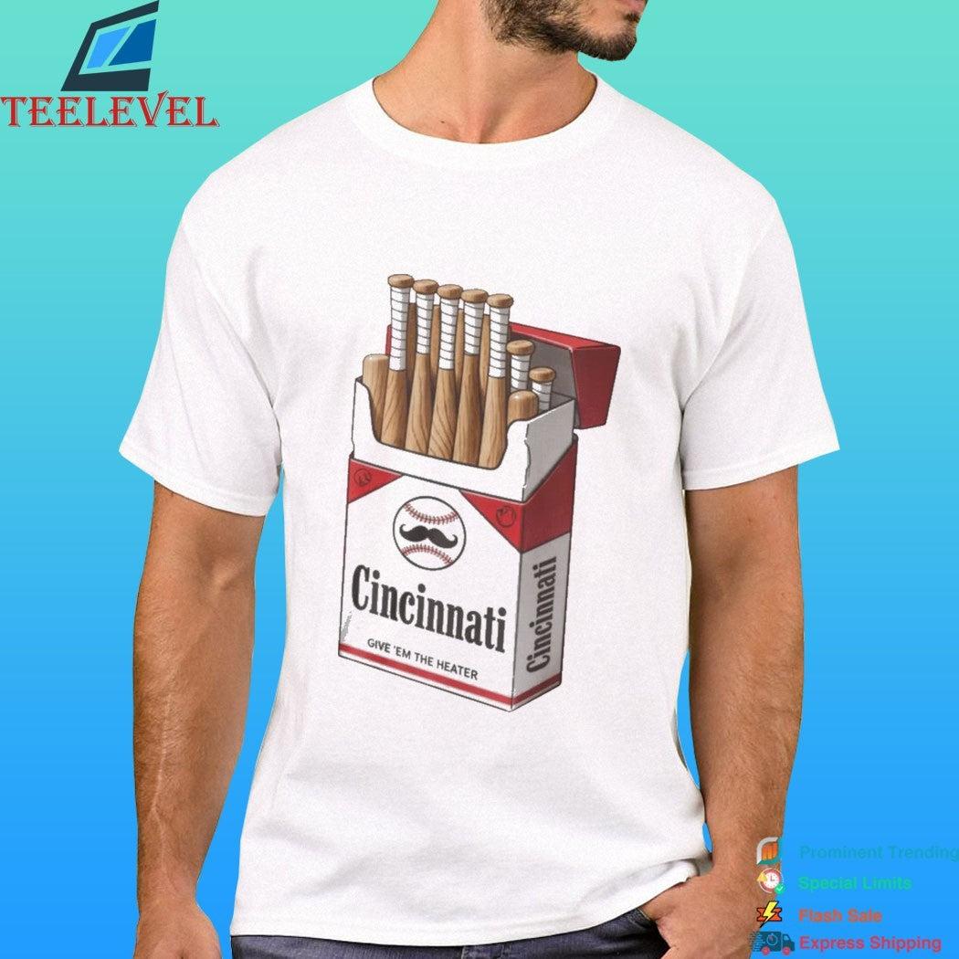 Cincinnati Baseball Bat Pack Reds Culture Jose Ramirez 50-50 Shirt