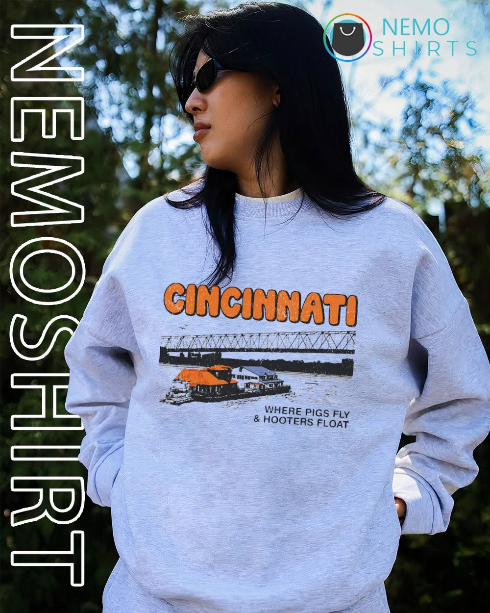 Cincinnati Cincy Where Hooters Float shirt