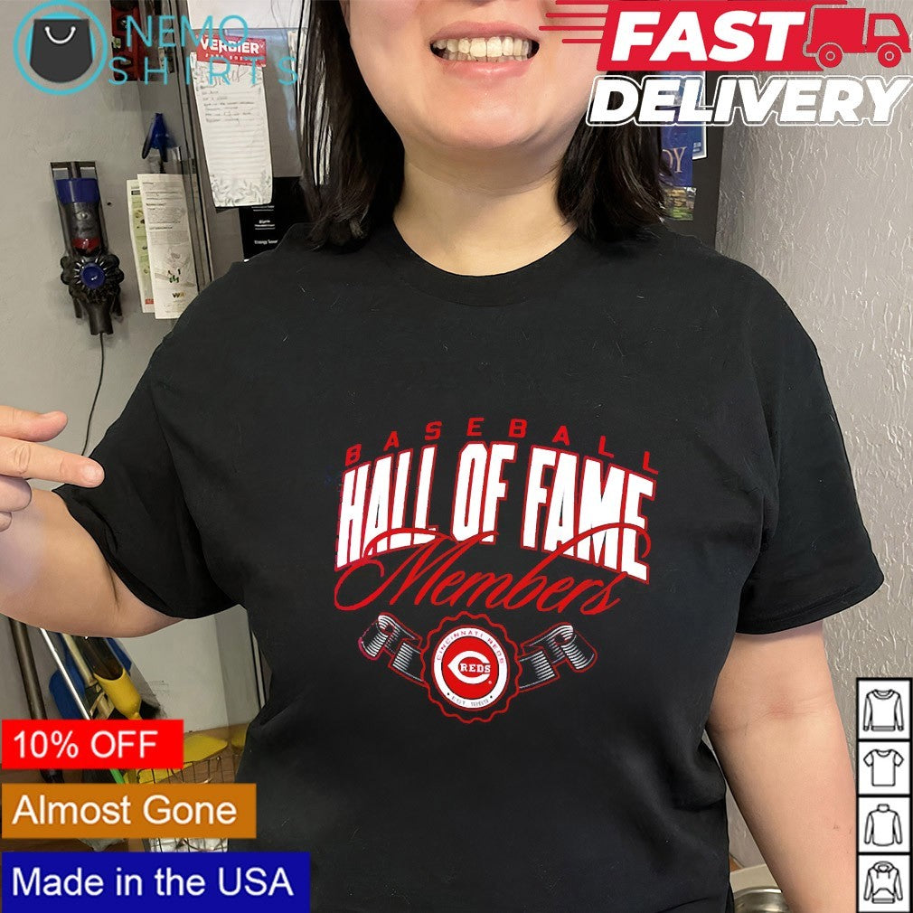 Cincinnati Reds Hall of Fame baseball members shirt