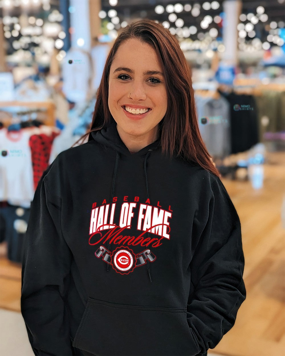 Cincinnati Reds Hall of Fame baseball members shirt