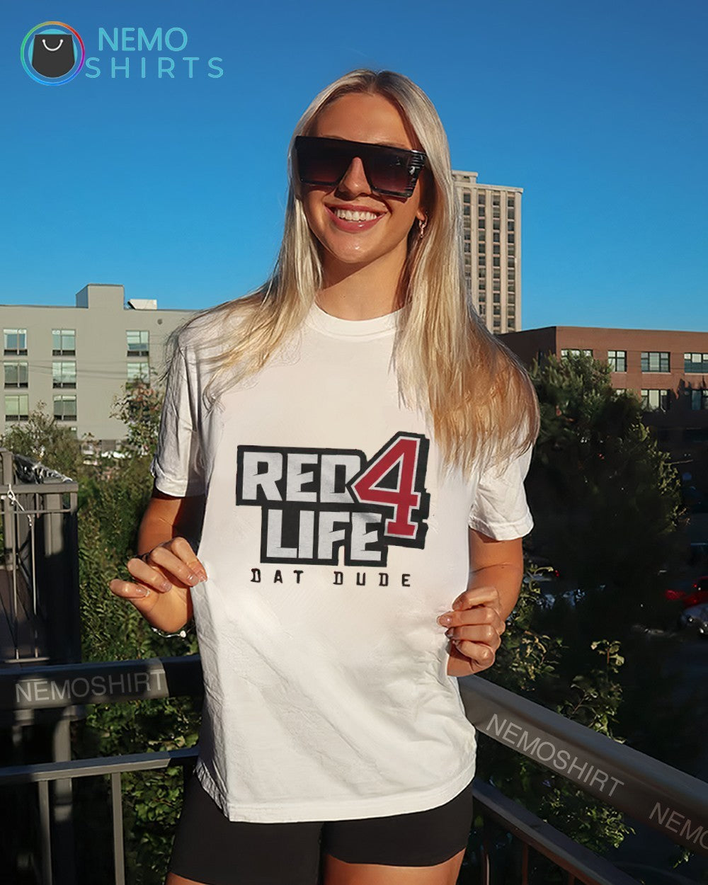 Cincinnati Reds baseball Red4Life Dat Dude shirt