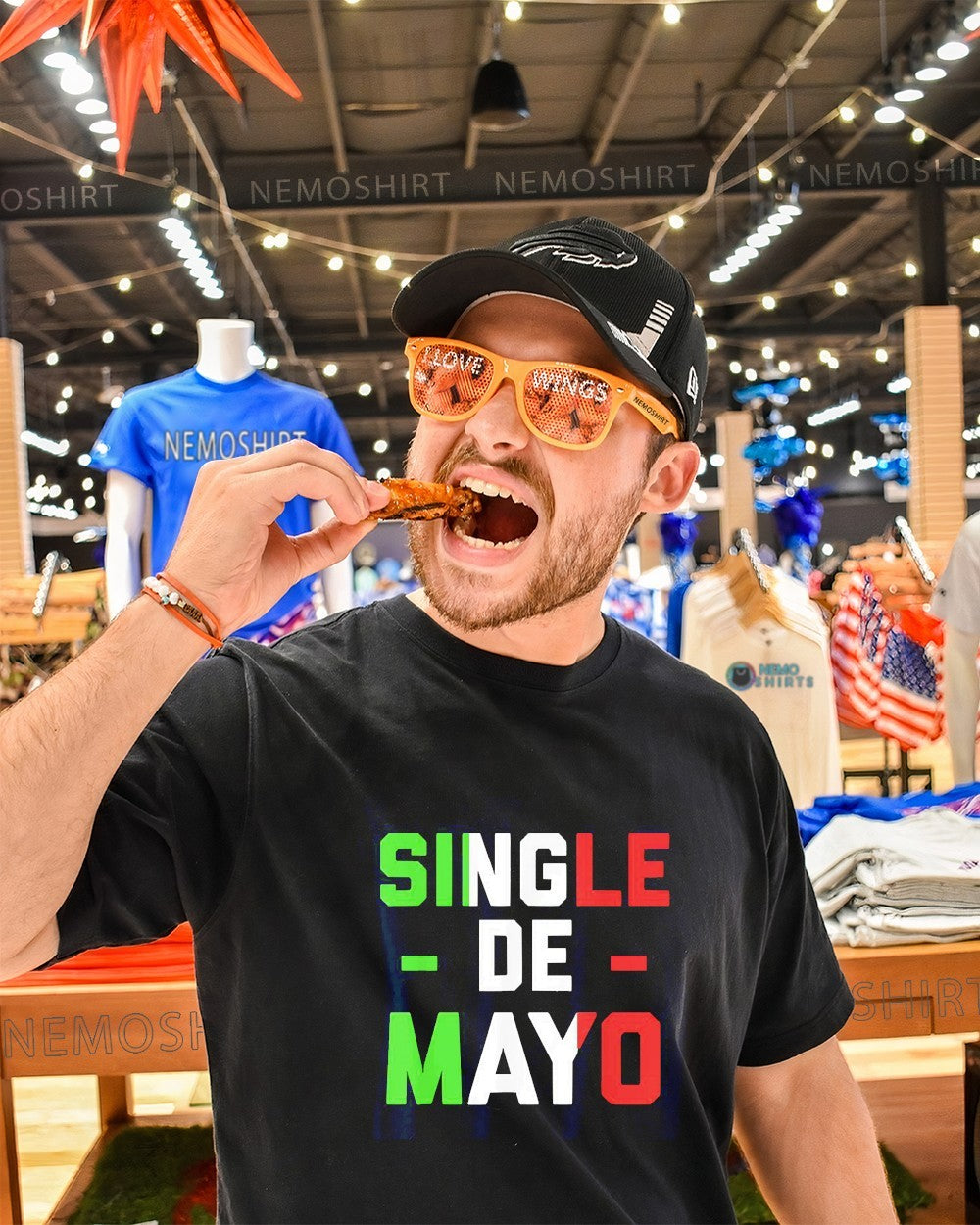 Cinco de Mayo Single De Mayo Mexican flag shirt