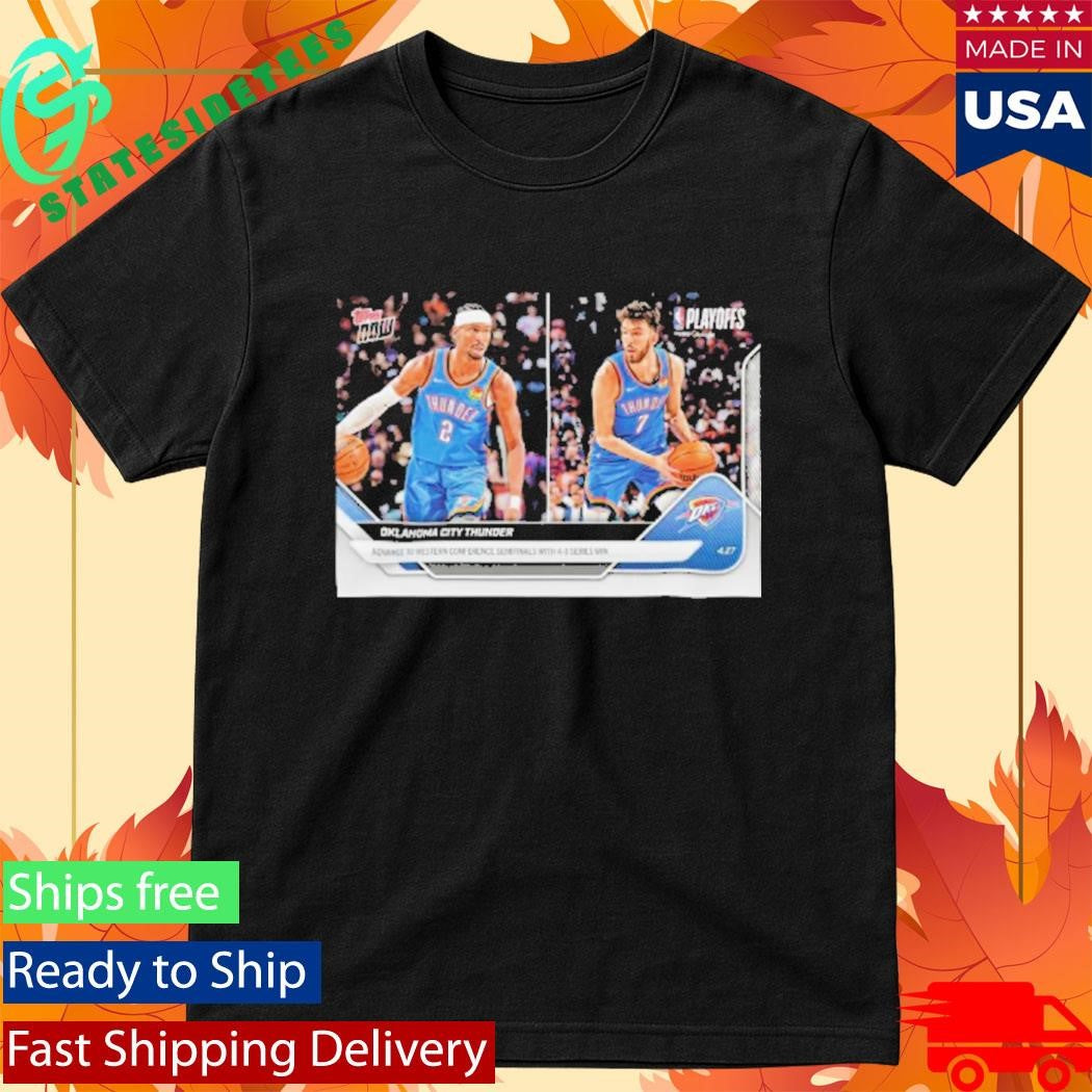 City Thunder Thunder 2025 26 NBA Topps NOW Trading Card Shirt