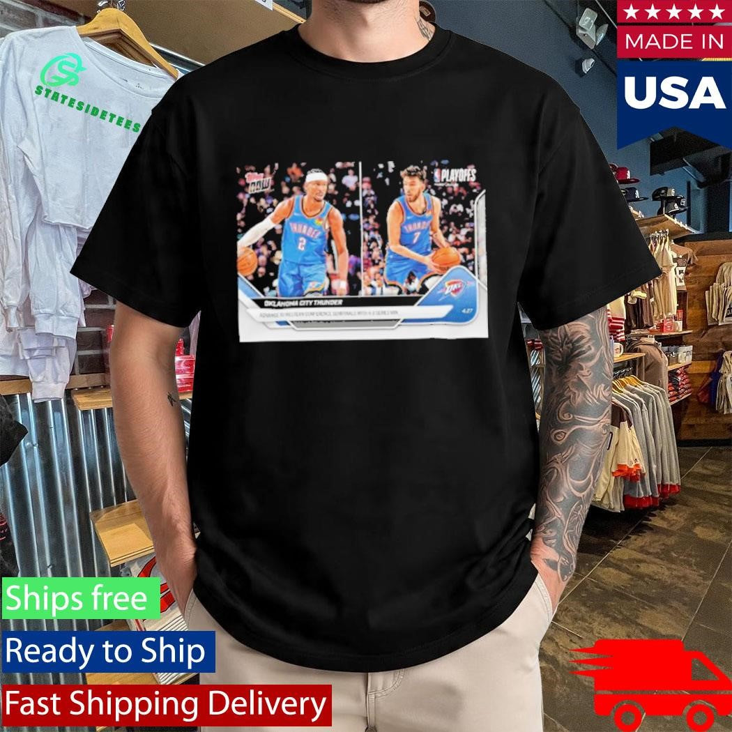 City Thunder Thunder 2025 26 NBA Topps NOW Trading Card Shirt