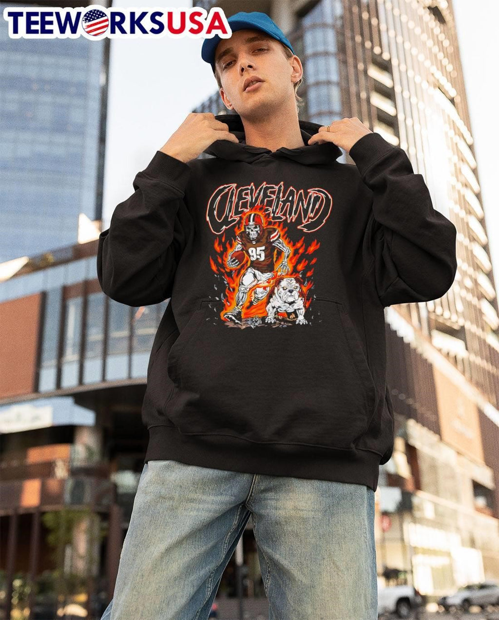 Cleveland Browns Football Skeleton art shirt