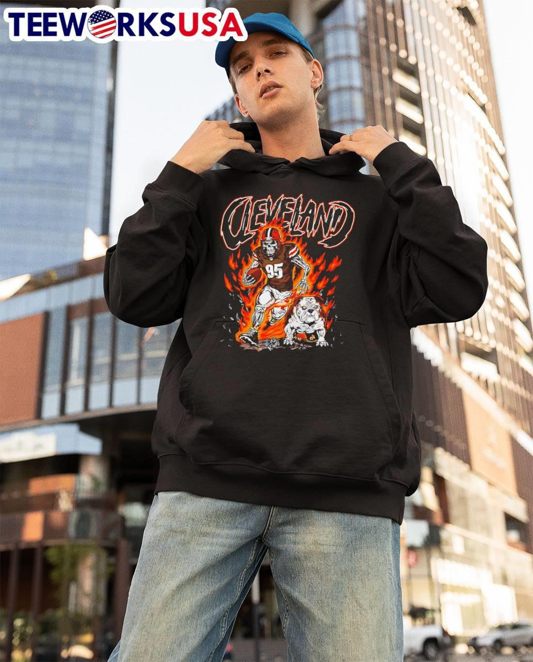 Cleveland Browns Football Skeleton art shirt