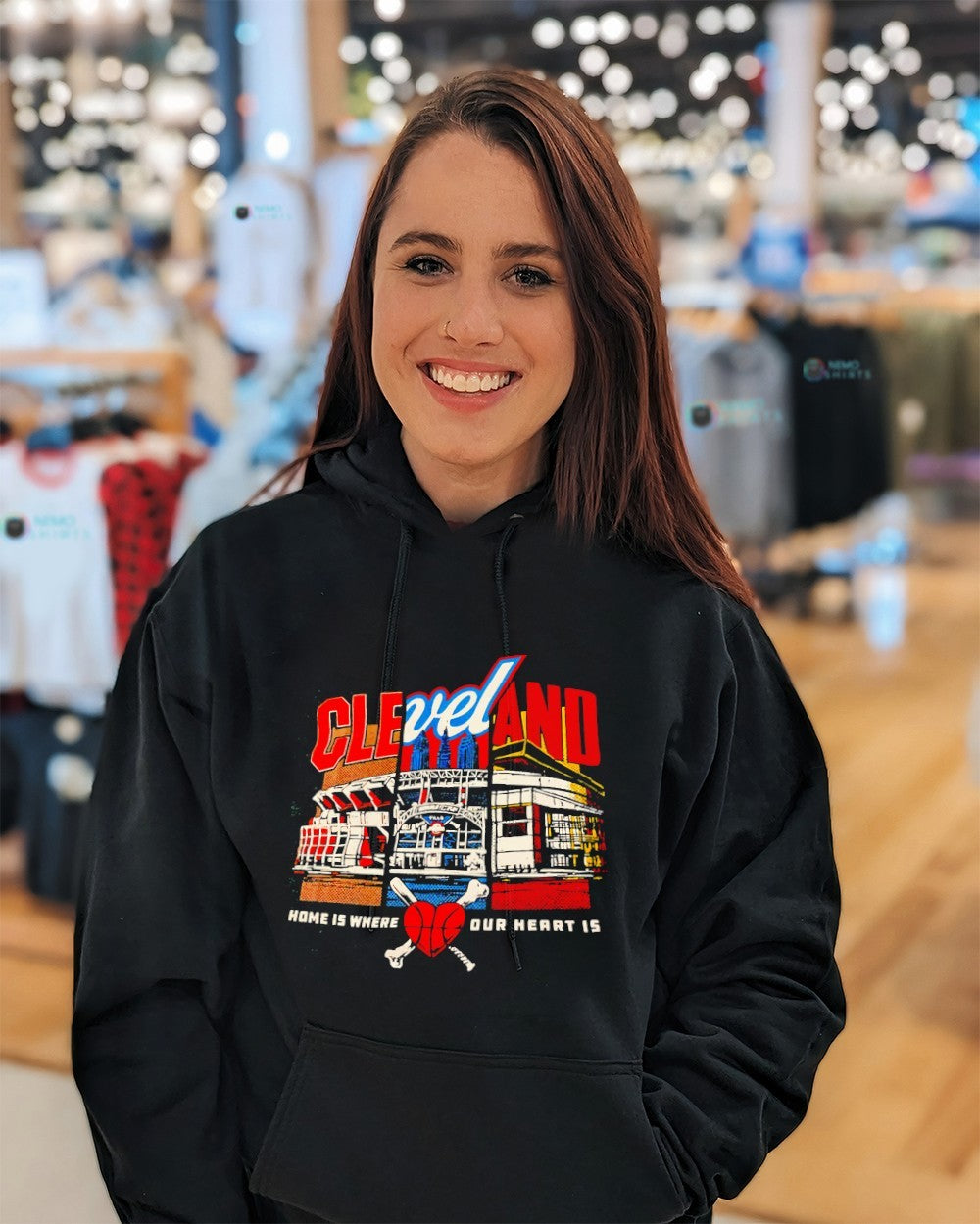 Cleveland sports home is where our heart is shirt